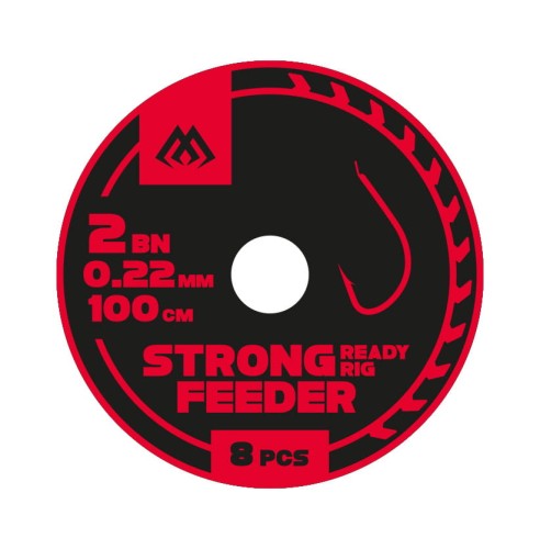 Przejdź do produktu PRZYPONY WIĄZANE MIKADO - STRONG FEEDER nr 10 BN / żyłka: 0.14mm/100cm