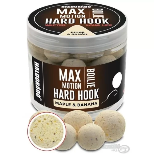 Przejdź do produktu Przynęta HALDORADO MAX MOTION Boilie Hard Hook Wafter16, 20 mm - Klon & Banan