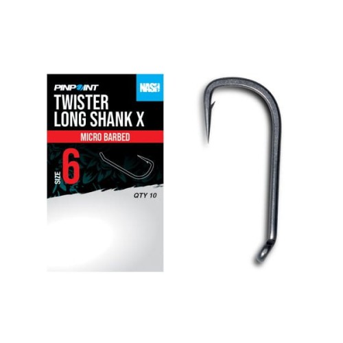 Przejdź do produktu Haczyki Nash Twister Long Shank X Size 4