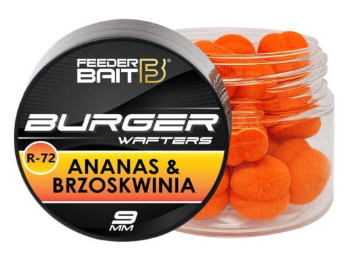 Przejdź do produktu Przynęta Feeder Bait Burger Wafters - R-72 Ananas & Brzoskwinia