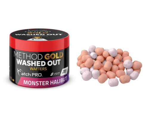 Przejdź do produktu METHOD GOLD WAFTERS WASHED OUT MONSTER HALIBUT 8mm 20g MatchPro