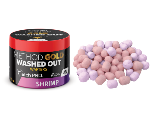 Przejdź do produktu METHOD GOLD WAFTERS WASHED OUT SHRIMP 8mm 20g MatchPro