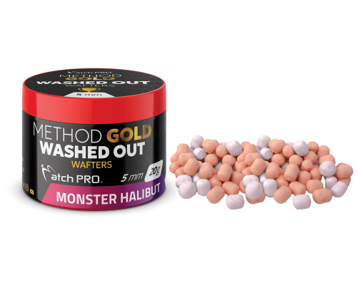 Przejdź do produktu METHOD GOLD WAFTERS WASHED OUT MONSTER HALIBUT 5mm 20g