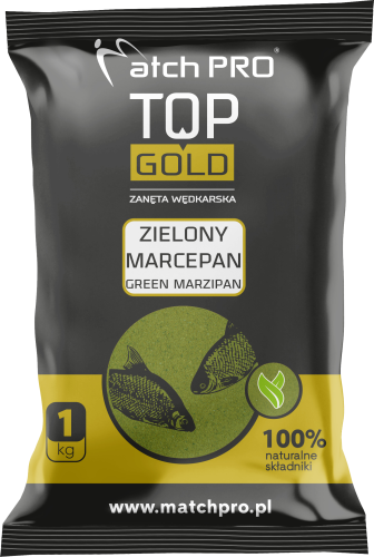 Przejdź do produktu Zanęta MatchPro TOP GOLD ZIELONY MARCEPAN 1kg