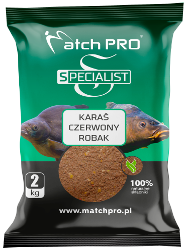 Przejdź do produktu Zanęta MatchPro Specialist Karaś Czerw. Robak 2 kg
