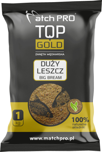 Przejdź do produktu Zanęta MatchPro TOP GOLD DUŻY LESZCZ 1kg
