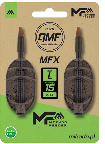 Przejdź do produktu Zestaw Podajników - METHOD FEEDER MFX Q.M.F - L 40G