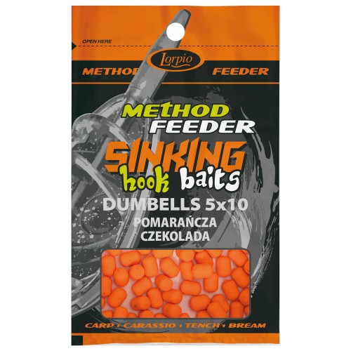 Przejdź do produktu PRZYNĘTA LORPIO HOOK BAITS SINKING POMARAŃCZA CZEKOLADA 5x10mm