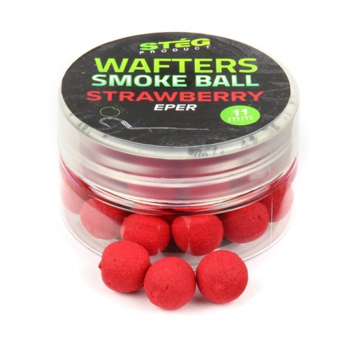 Przejdź do produktu Przynęta Steg Wafters Smoke Ball 11mm 15g Truskawka