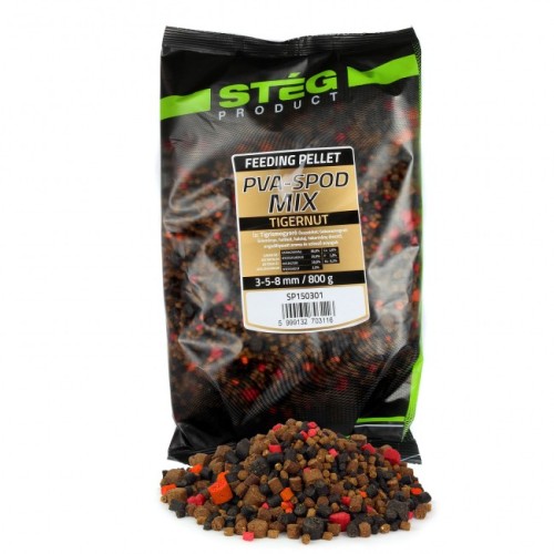 Przejdź do produktu Steg Pva-Spod Mix 3-5-8mm 800g Orzech Tygrysi