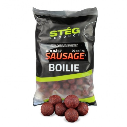 Przejdź do produktu Kulki Zanętowe Steg Soluble Boilie 20mm 1kg Kiełbasa