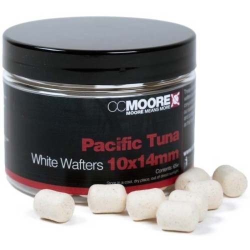 Przejdź do produktu Kulki CC Moore Pacific Tuna White Dumbell Wafters 10x14mm