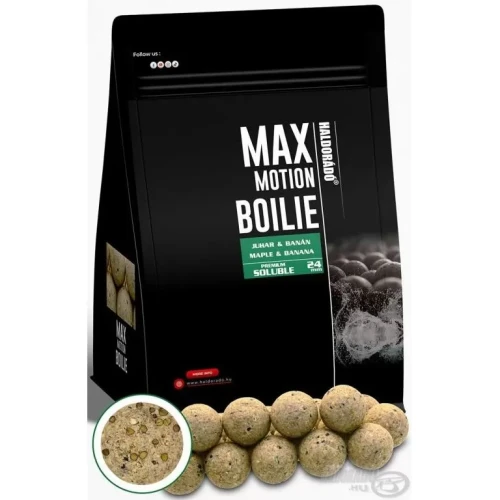 Przejdź do produktu Kulki Zanętowe HALDORADO MAX MOTION Boilie Premium Soluble 24 mm - Klon i Banan