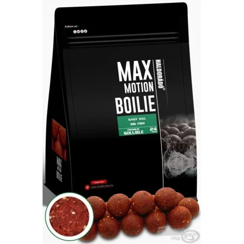 Przejdź do produktu Kulki Zanętowe HALDORADO MAX MOTION Boilie Premium Soluble 24 mm - Duża Ryba