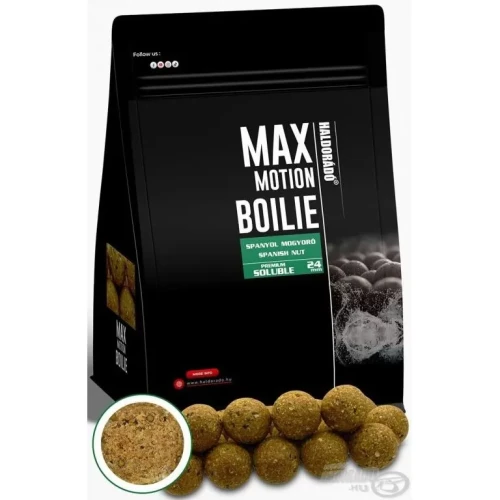 Przejdź do produktu Kulki Zanętowe HALDORADO MAX MOTION Boilie Premium Soluble 24 mm - Hiszpański Orzech