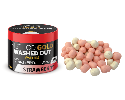 Przejdź do produktu PRZYNĘTA MATCHPRO METHOD GOLD WAFTERS WASHED OUT STRAWBERRY 8MM