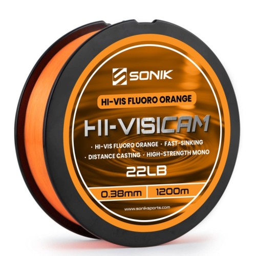 Przejdź do produktu Żyłka Sonik Hi-Visicam 0,41 mm / 25 lb / 1200 m