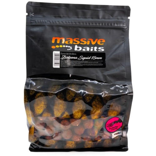 Przejdź do produktu Kulki Massive Baits Special Boilies Bolsena Squid 18mm 1kg
