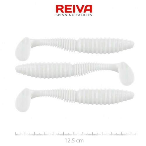 Przejdź do produktu Przynęta gumowa Reiva Zander Power Shad 12,5cm 3szt (Classic White)