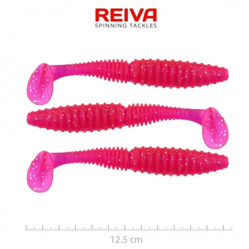 Przejdź do produktu Przynęta gumowa Reiva Zander Power Shad 12,5cm 3szt (Japanese Red)