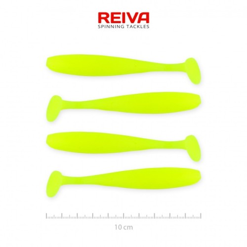 Przejdź do produktu Przynęta gumowa Reiva Flash Shad 10cm 4szt (Lemonade)
