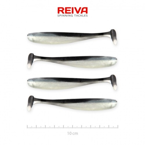 Przejdź do produktu Przynęta gumowa Reiva Flash Shad 10cm 4szt (Bleak)