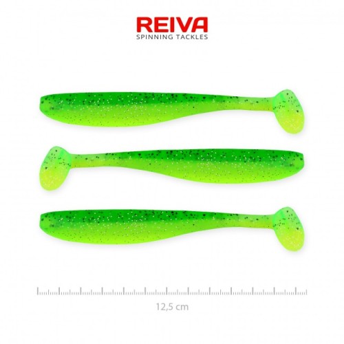 Przejdź do produktu Przynęta gumowa Reiva Flash Shad 12.5cm 3szt (Poison Green)