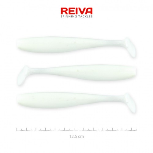 Przejdź do produktu Przynęta gumowa Reiva Flash Shad 12.5cm 3szt (Classic White)