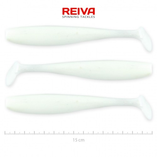 Przejdź do produktu Przynęta gumowa Reiva Flash Shad 15cm 3szt (Classic White)