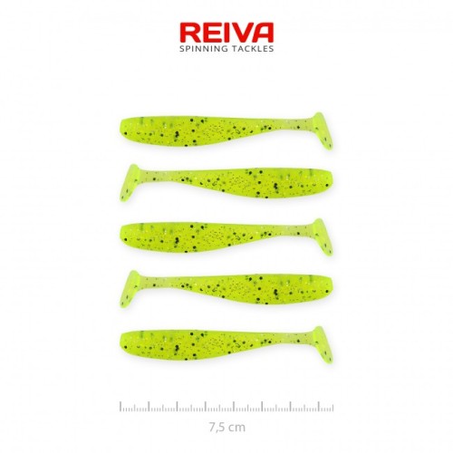Przejdź do produktu Przynęta gumowa Reiva Flash Shad 7.5cm 5szt (Poppy green)
