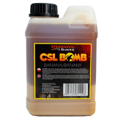 Przejdź do produktu Liquid Massive Baits CSL BOOMB/ Banana 1000ml