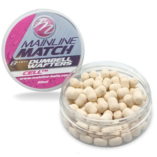 Przejdź do produktu Przynęta Mainline Match Dumbell Wafters 6mm - White - CellTM