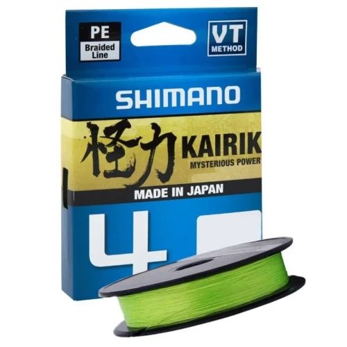 Przejdź do produktu Plecionka Shimano Kairiki 4 0,060mm 150m 4,4kg - Mantis Green