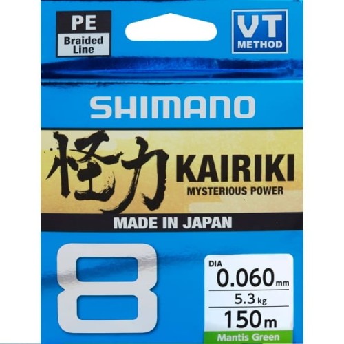 Przejdź do produktu Plecionka Shimano Kairiki 8 0,060mm 150m 5,3kg - Mantis Green