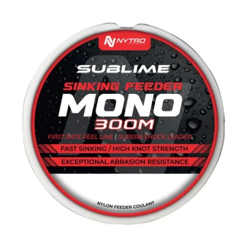 Przejdź do produktu Żyłka Nytro Sublime Sinking Feeder Mono 0,23 mm / 300 m