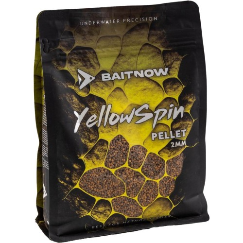 Przejdź do produktu Pellet BaitNow Method Feeder Yellow Spin 2mm 800g