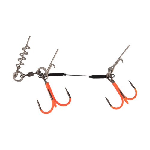 Przejdź do produktu Dozbrojka z krętlikiem Mikado JAWS Double EVO Titanium UV HDJ-13 25kg - roz. 1/0, 1