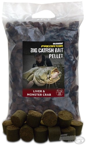 Przejdź do produktu HALDORÁDÓ Catfish Bait Pellet 28 mm - Liver & Monster Crab 5 kg