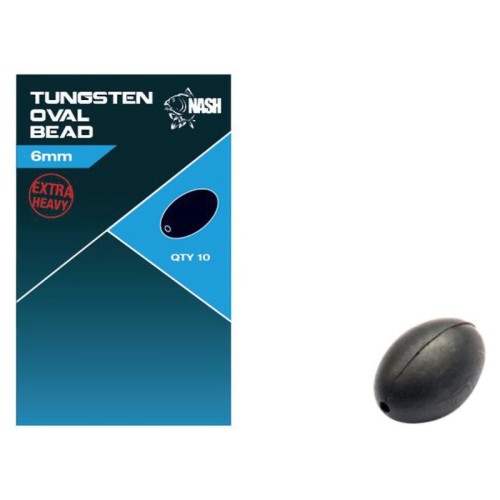 Przejdź do produktu Koraliki Owalne Nash Tungsten Oval Bead 6mm
