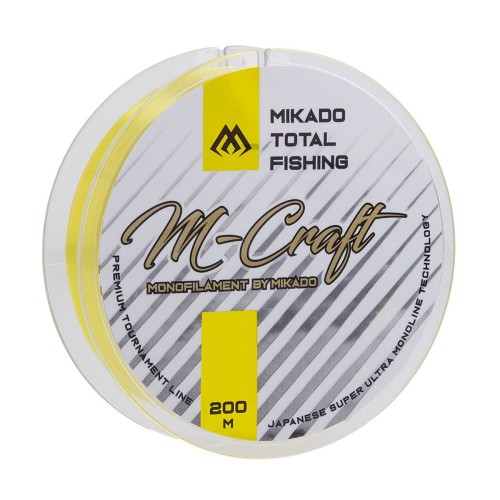 Przejdź do produktu Żyłka Mikado M-Craft Fluo Yellow 200m / 0,10mm