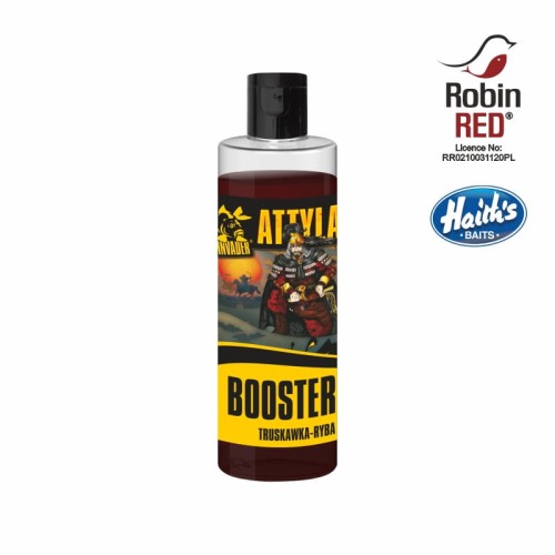 Przejdź do produktu BOOSTER INVADER ATTYLA 250 ml - TRUSKAWKA / RYBA
