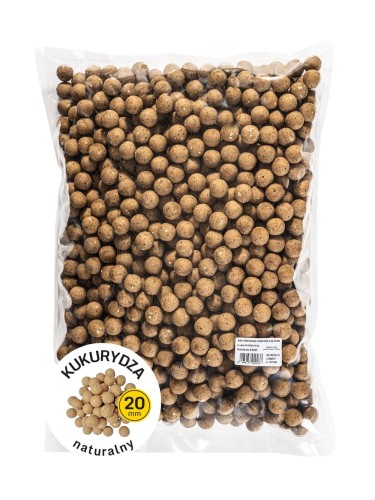 Przejdź do produktu Carp Target Kukurydza Naturalna 20 mm / 5 kg - kulki proteinowe
