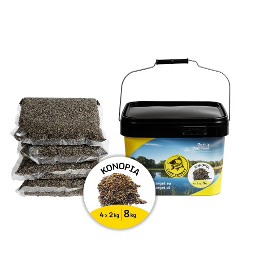 Przejdź do produktu Konopie Zanęta 8 kg (4x2kg) + Wiadro 10L