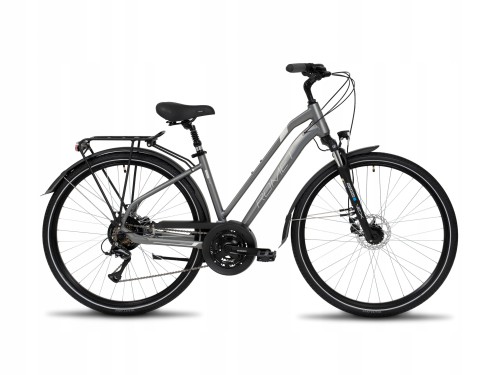 Przejdź do produktu Rower trekkingowy Romet Gazela 4 rama 17 cali koło 28 " Grafitowy