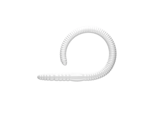 Przejdź do produktu Libra Lures Flex Worm Junior 65 Cheese 001 White 6,5 cm 15 szt