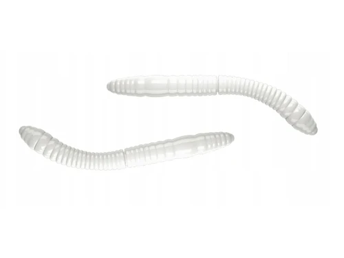 Przejdź do produktu Libra Lures Fatty D’Worm Tournament 55 Cheese 001 White 5,5 cm 12 szt