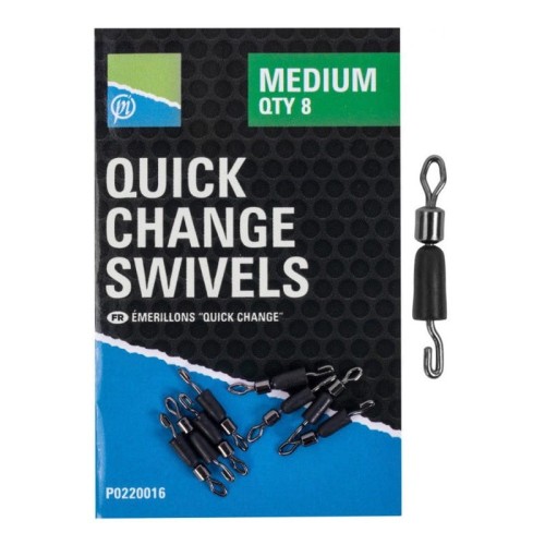 Przejdź do produktu Łączniki Preston Quick Change Swivels - roz. M 