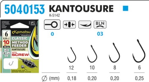 Przejdź do produktu PRZYPONY METHOD FEEDER KANTOUSURE 8/0,22MM