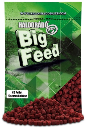 Haldorádó Big Feed - C6 Pellet - Fűszeres Kolbász 900 g közepes.jpg
