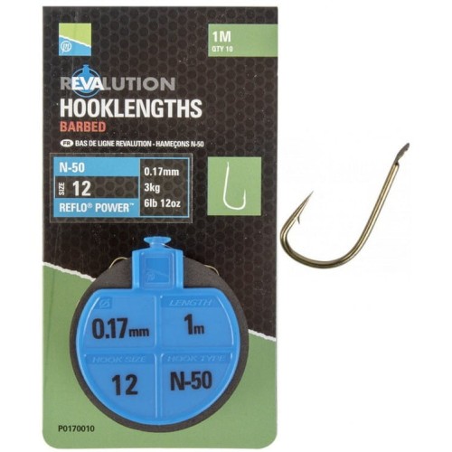 Przejdź do produktu PRZYPONY PRESTON REVALUTION HOOKLENGTHS 100CM N-50 - ROZ .16